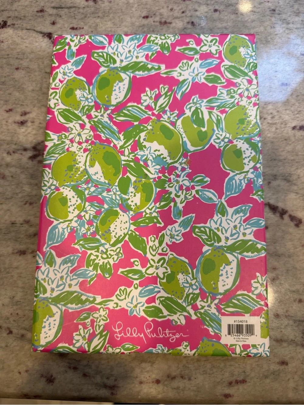 Lilly Pulitzer Pink & Green Floral Grocery List Notepad